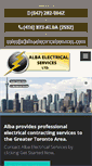 Mobile Screenshot of albaelectricalservices.com